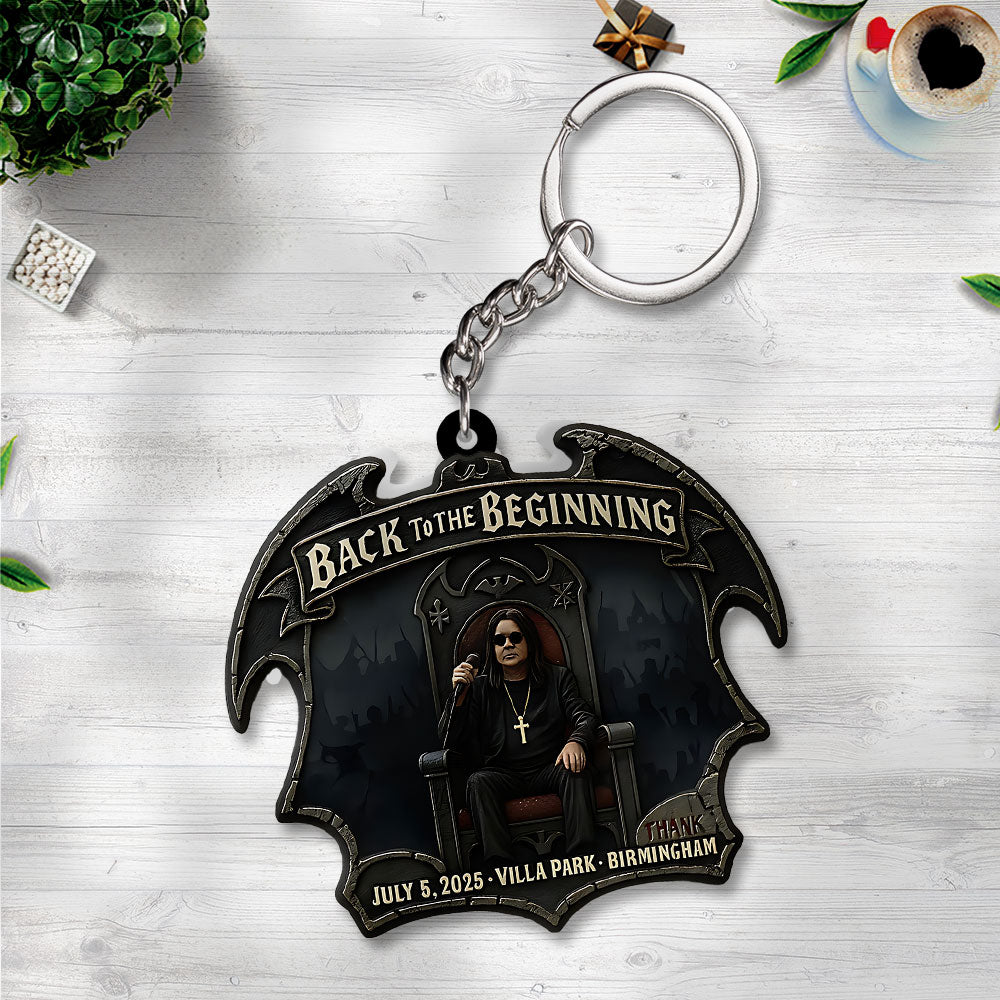 Ozzy Osbourne Custom Shape 2-sided Keychain – NGHIAVT5147