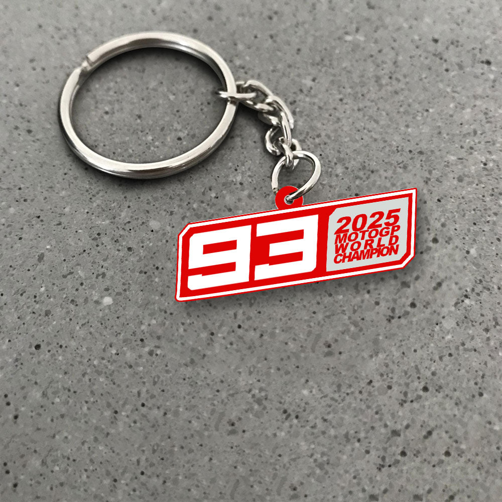Ducati Lenovo Team x Marc Márquez 2025 Custom Shape 2-sided Keychain – NGHIAVT5170