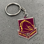 Brisbane Broncos 2025 Custom Shape 2-sided Keychain – NGHIAVT5184