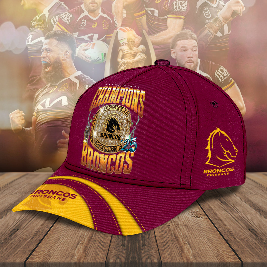 Brisbane Broncos 2025 Classic Cap – NGHIAVT5188