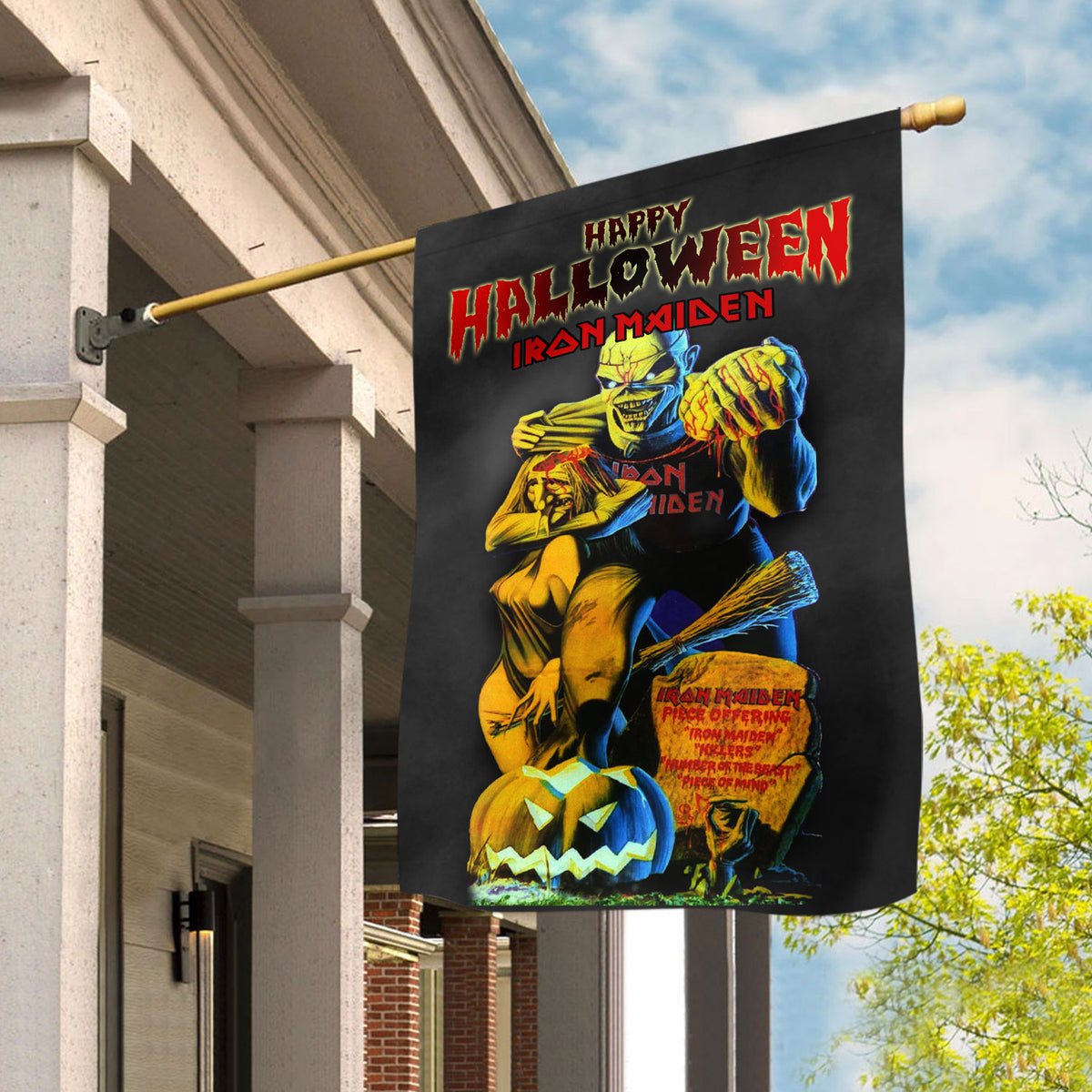 Iron Maiden 3D Double-side House Flag – NGHIAVT5191.1