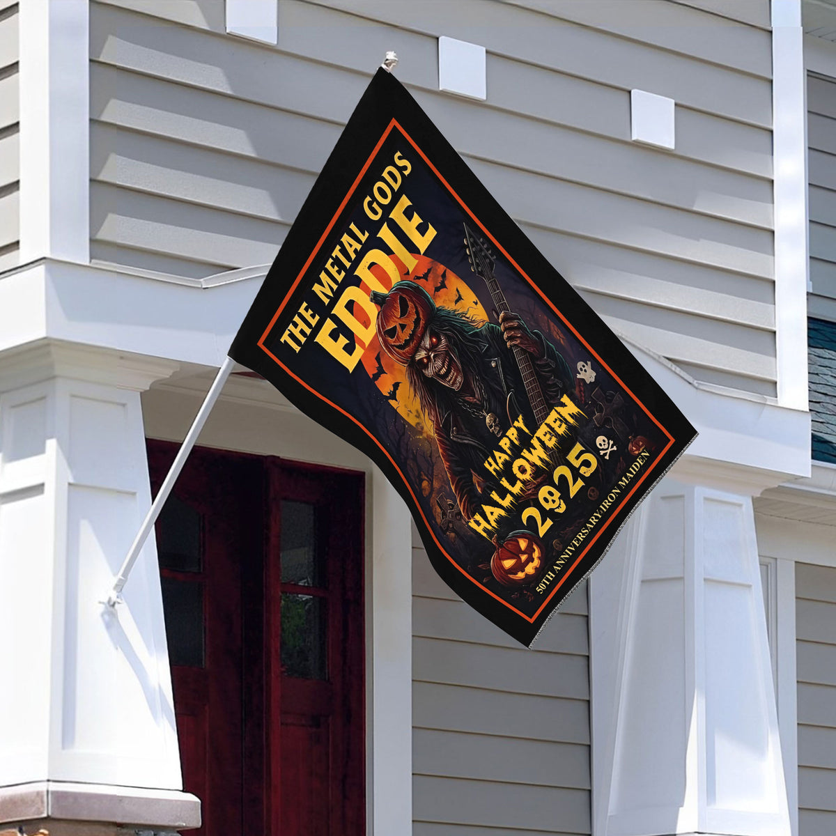 Iron Maiden 3D Double-side House Flag – NGHIAVT5192