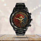 Grateful Dead Black Stainless Steel Watch – NGHIAVT5213