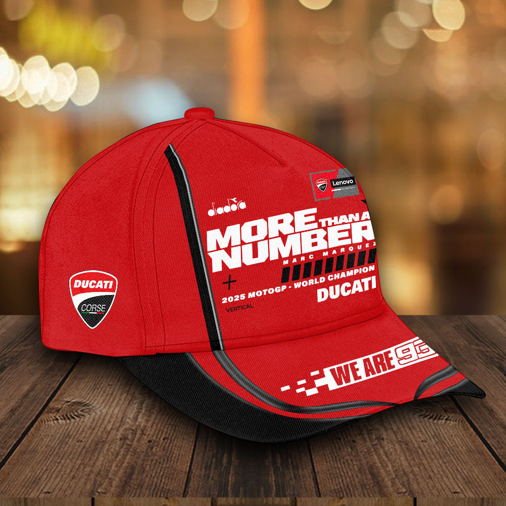 Ducati Lenovo Team x Marc Márquez 2025 Classic Cap – NGHIAVT5240