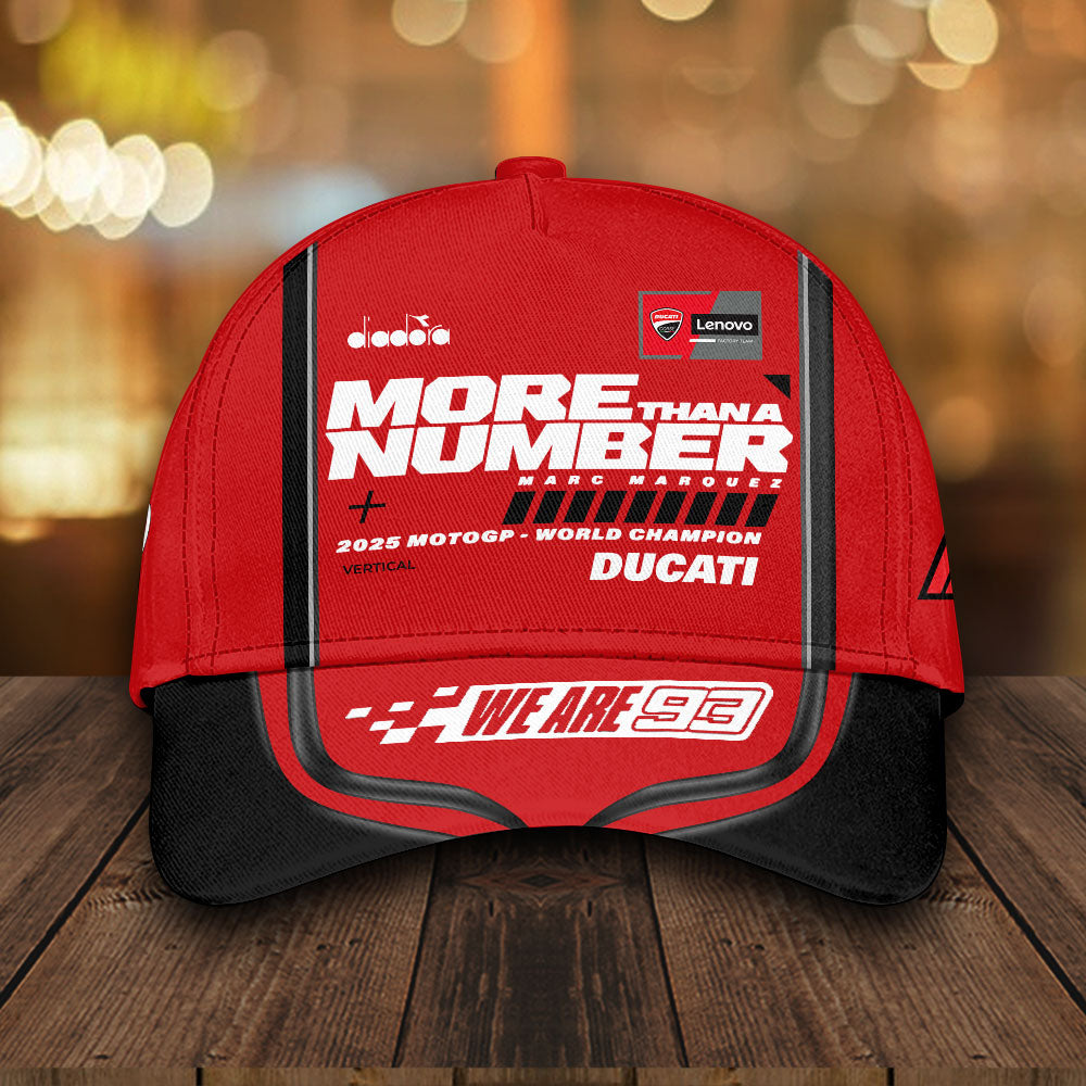 Ducati Lenovo Team x Marc Márquez 2025 Classic Cap – NGHIAVT5240