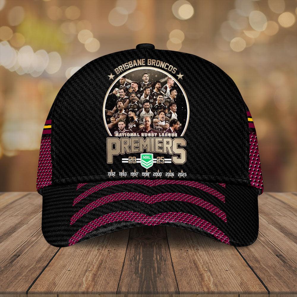 Brisbane Broncos 2025 Classic Cap – NGHIAVT5243