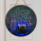 Hocus Pocus Round Wooden Sign – NGHIAVT5299