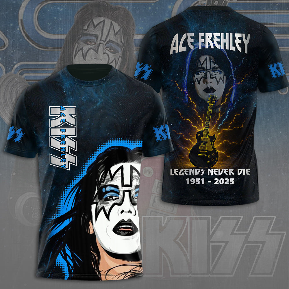 KISS x Ace Frehley 2025 3D Apparel – NGHIAVT5345