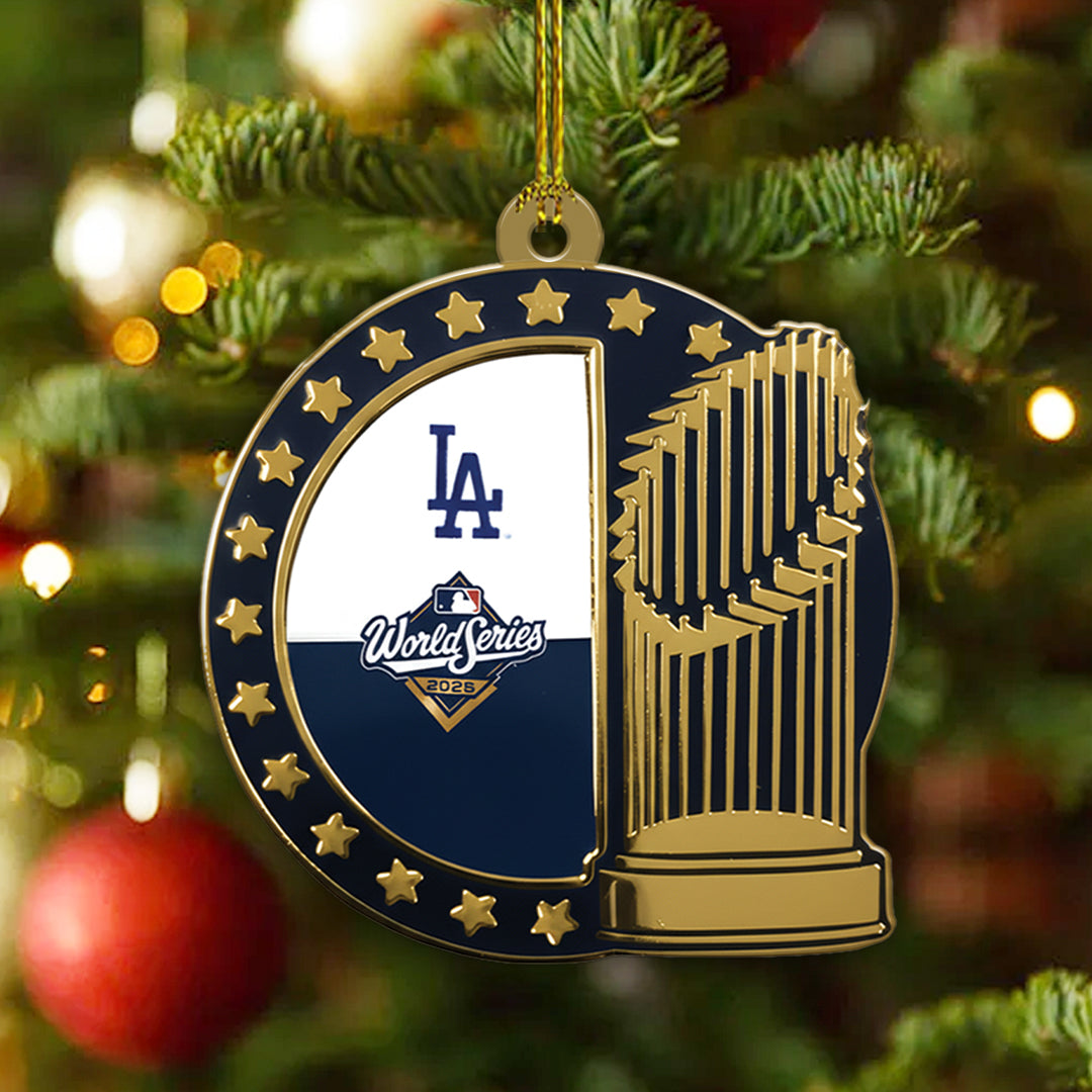 Los Angeles Dodgers 2025 Custom Shape 2-sided Acrylic Ornament – NGHIAVT5361