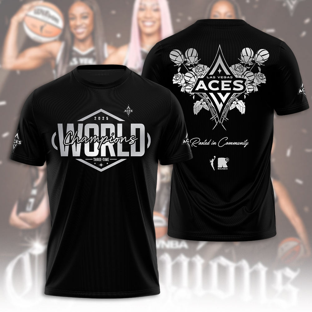 Las Vegas Aces WNBA 2025 3D Apparel – NGHIAVT5381