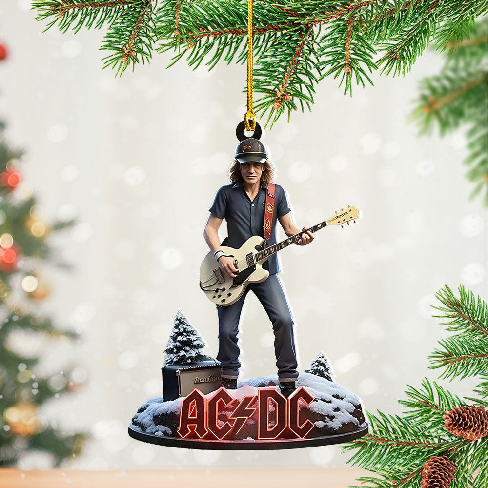 AC/DC Custom Shape 2-sided Acrylic Ornament – NGHIAVT5430