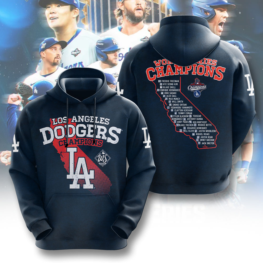 Los Angeles Dodgers 3D Apparel – NGHIAVT5479