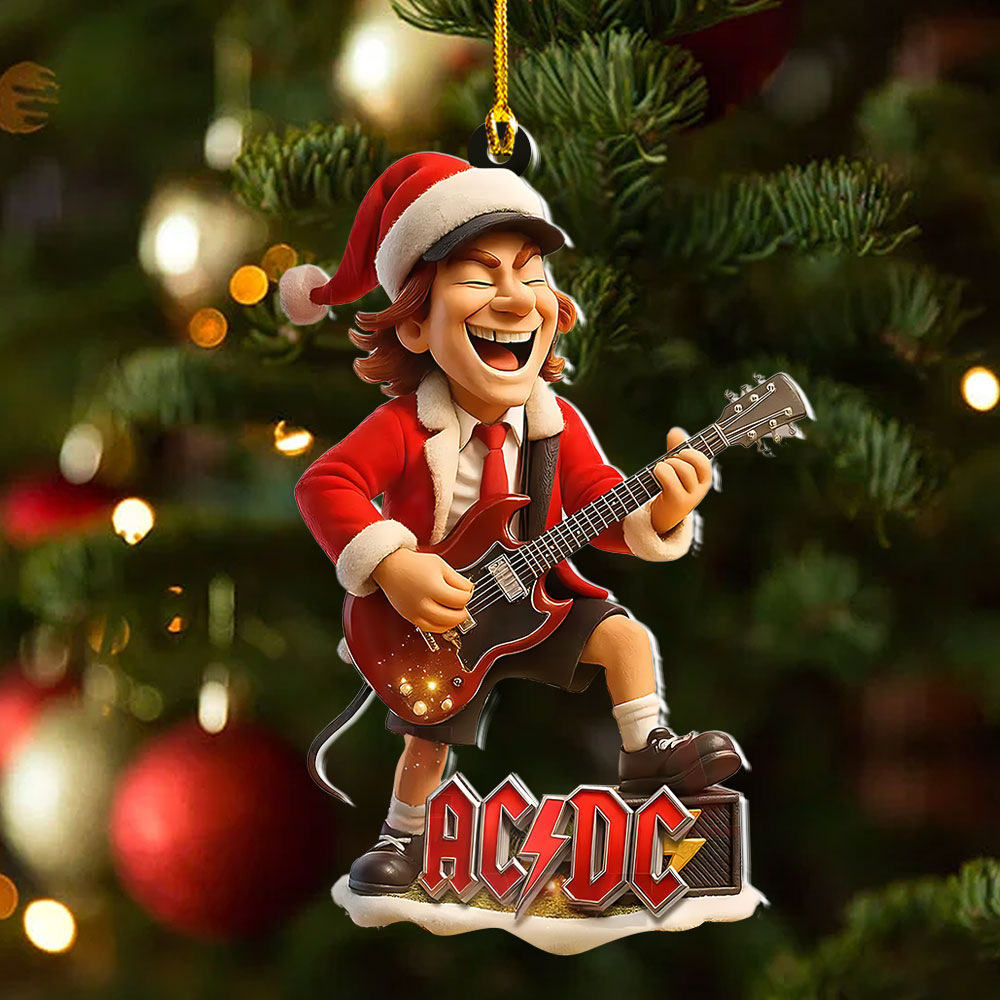 AC/DC 2025 Custom Shape 2-sided Acrylic Ornament – NGHIAVT5615