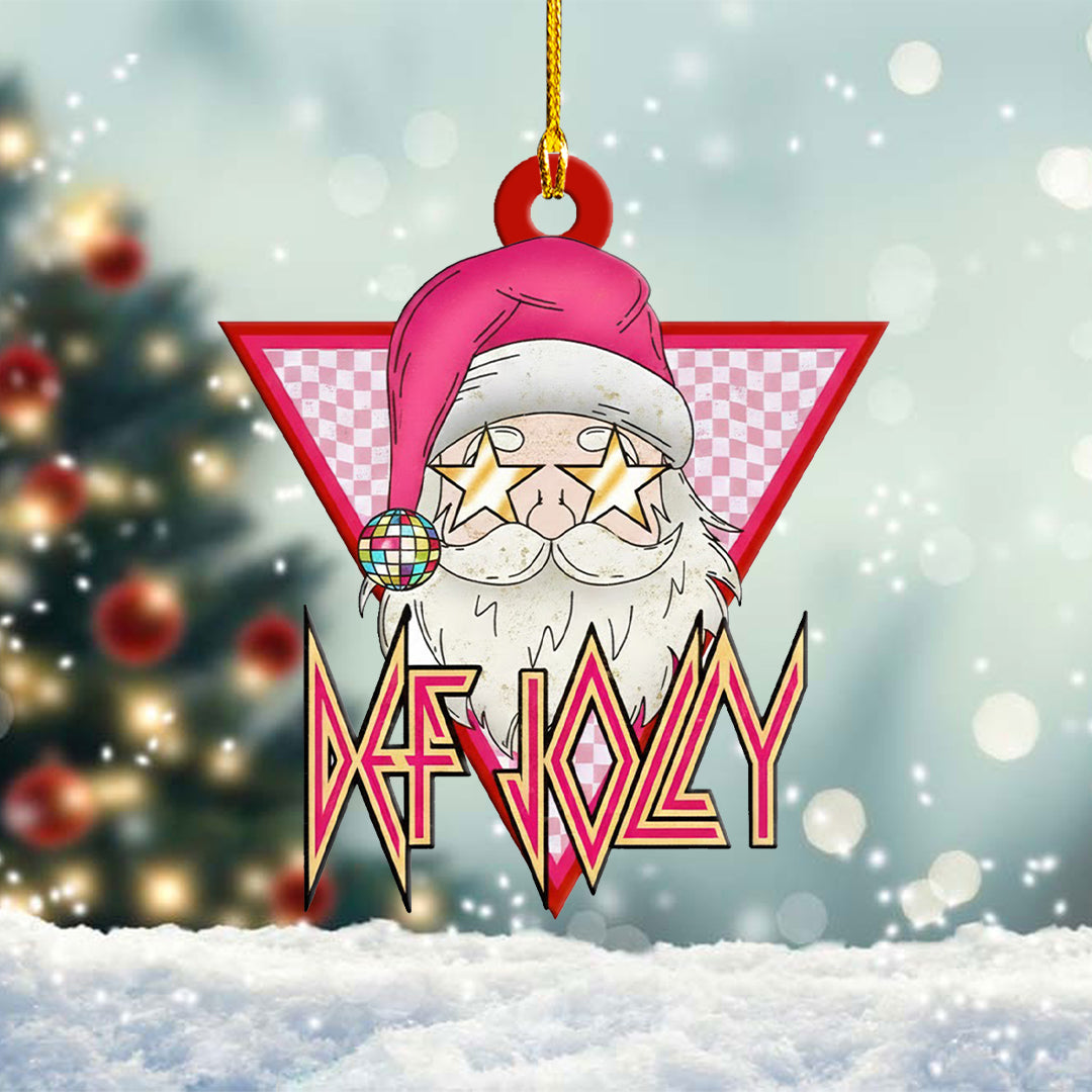 Def Leppard Custom Shape 2-sided Acrylic Ornament – NGHIAVT5690