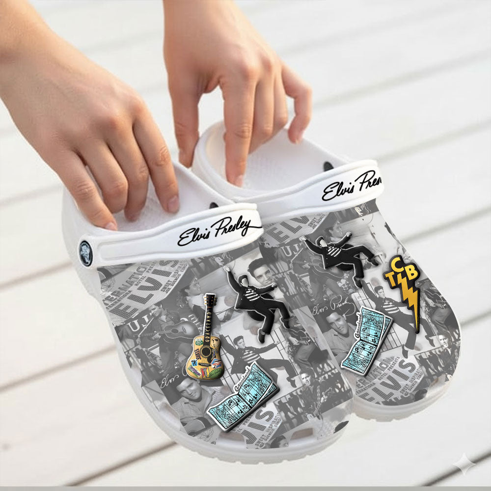 Elvis Presley Custom Clogs – NGHIAVT5717