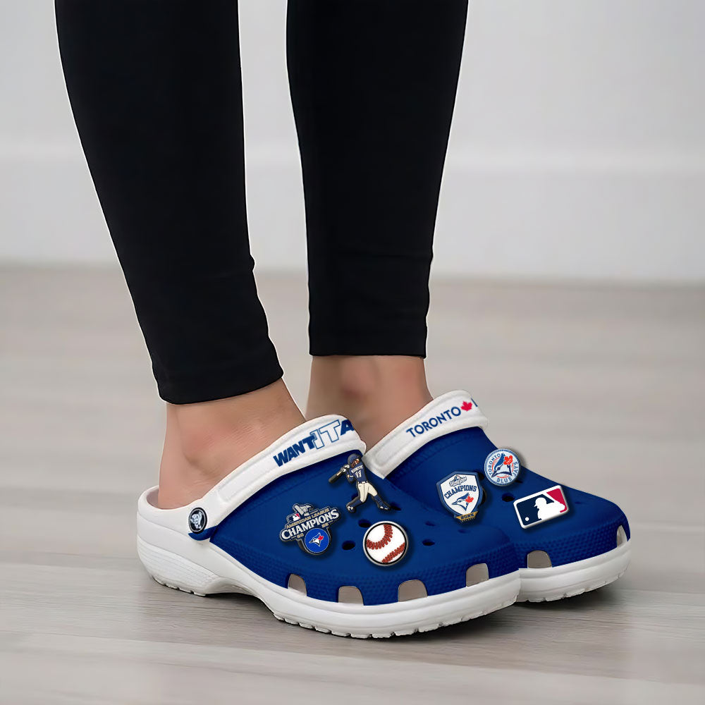 Toronto Blue Jays 2025 Custom Clogs – NGHIAVT5719