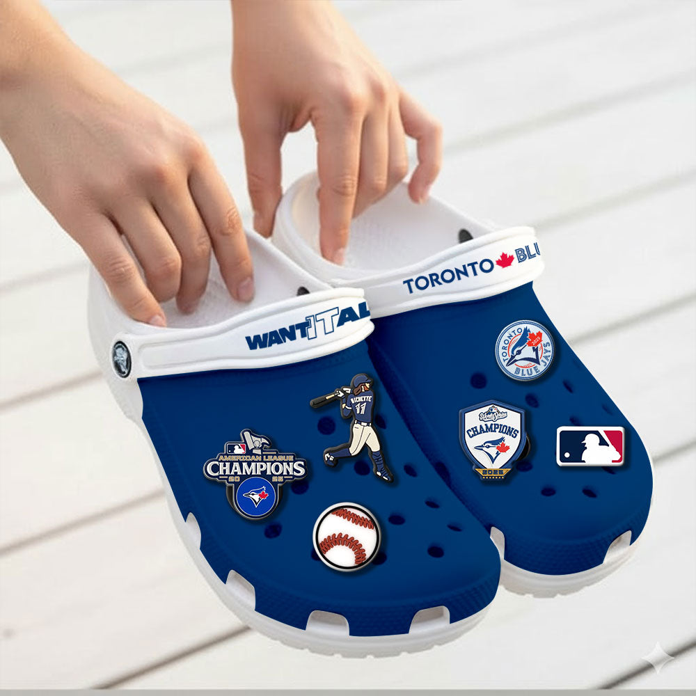 Toronto Blue Jays 2025 Custom Clogs – NGHIAVT5719