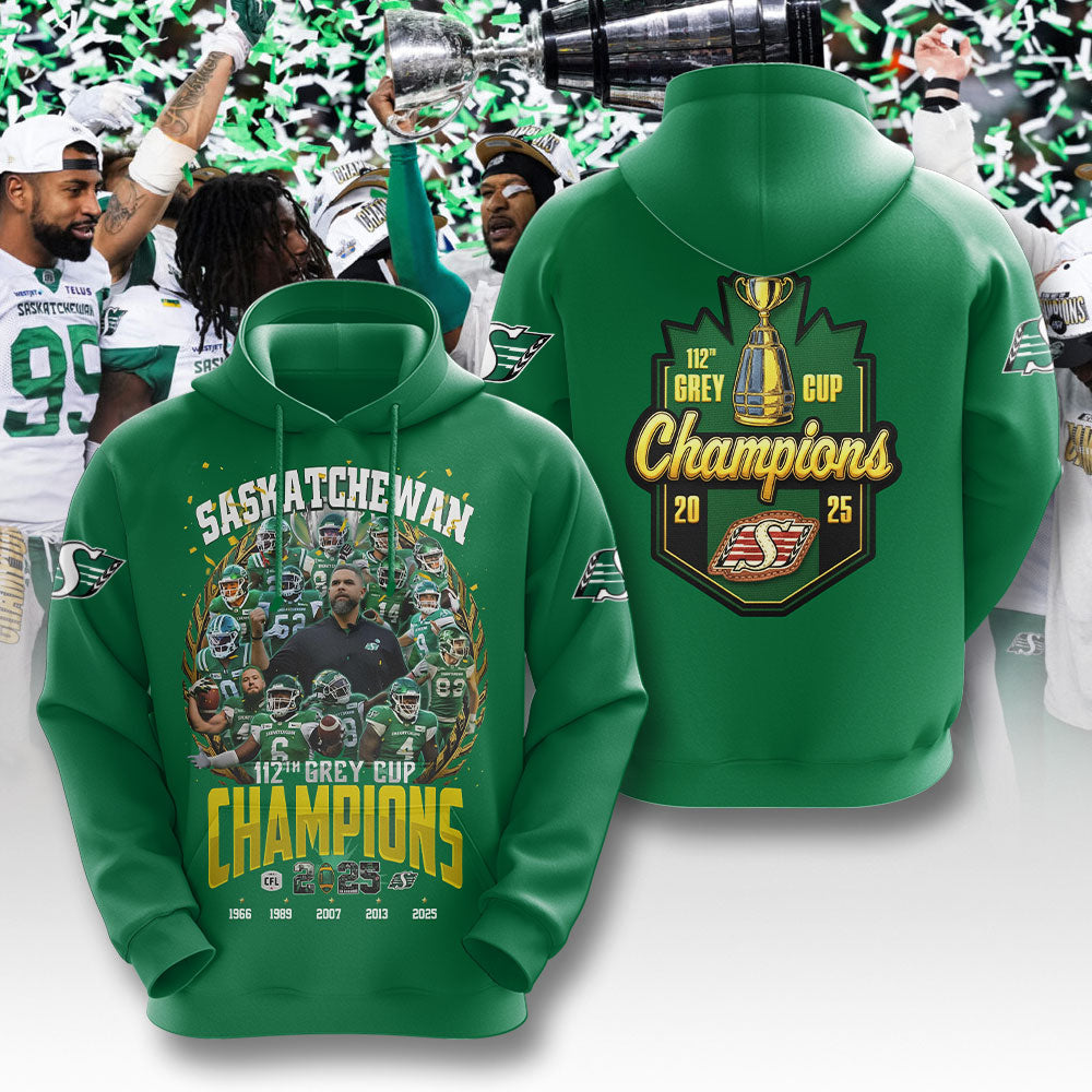Saskatchewan Roughriders 2025 3D Apparel – NGHIAVT5816