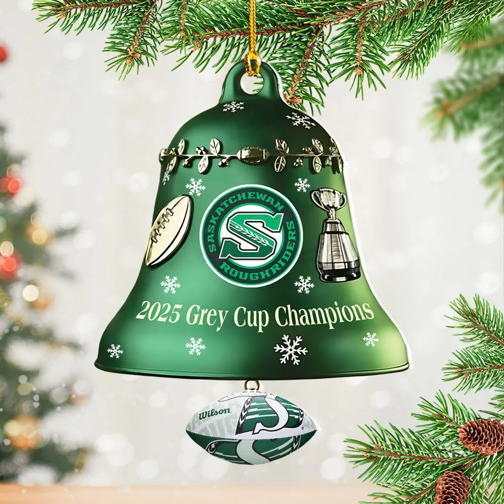 Saskatchewan Roughriders 2025 Custom Shape 2-sided Acrylic Ornament – NGHIAVT5862