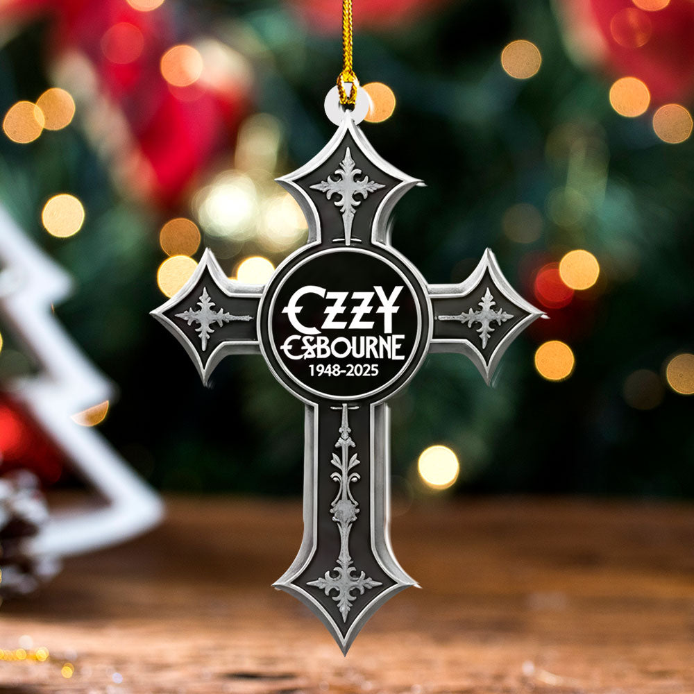 Ozzy Osbourne Custom Shape 2-sided Acrylic Ornament – NGHIAVT5863