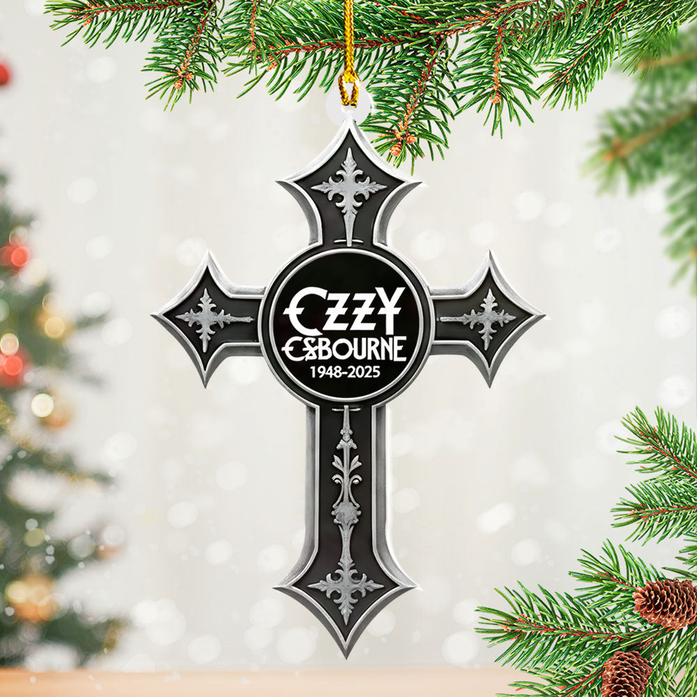 Ozzy Osbourne Custom Shape 2-sided Acrylic Ornament – NGHIAVT5863