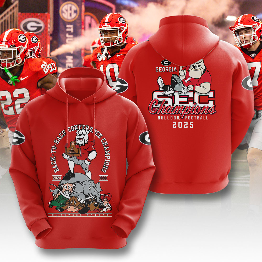 Georgia Bulldogs Football 2025 3D Apparel – NGHIAVT5903