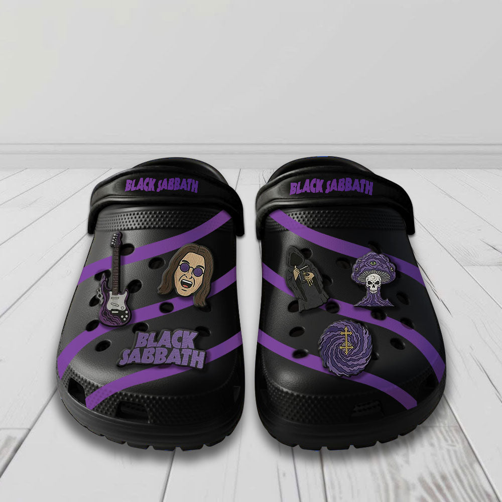 Black Sabbath Custom Clogs – NGHIAVT5909