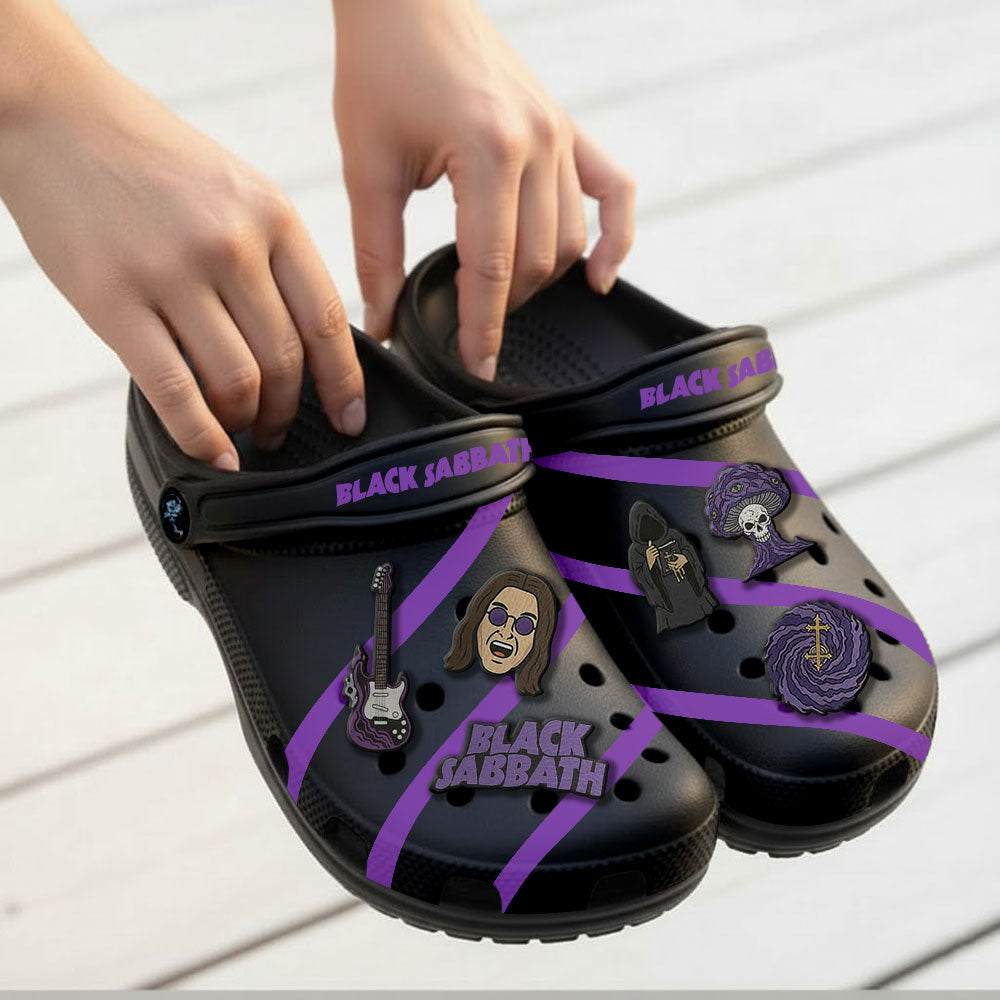 Black Sabbath Custom Clogs – NGHIAVT5909