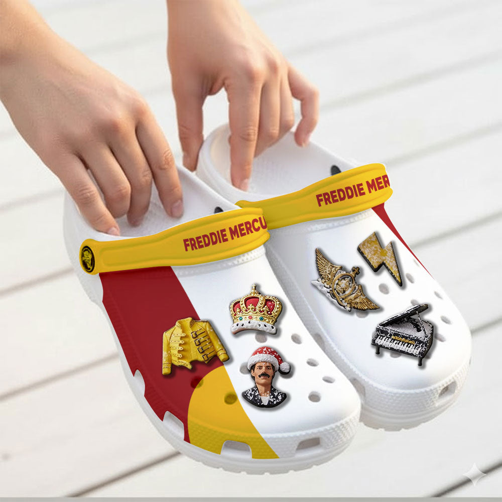 Freddie Mercury Custom Clogs – NGHIAVT5944