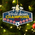 Los Angeles Dodgers 2025 Custom Shape 2-sided Acrylic Ornament – NGHIAVT6020