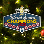 Los Angeles Dodgers 2025 Custom Shape 2-sided Acrylic Ornament – NGHIAVT6020