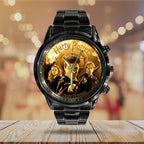 Harry Potter 25th Anniversary 2026 Black Stainless Steel Watch – NGHIAVT6039