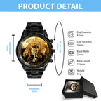 Harry Potter 25th Anniversary 2026 Black Stainless Steel Watch – NGHIAVT6039