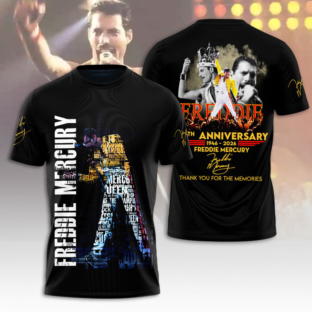 Freddie Mercury 3D Apparel – NGHIAVT6110
