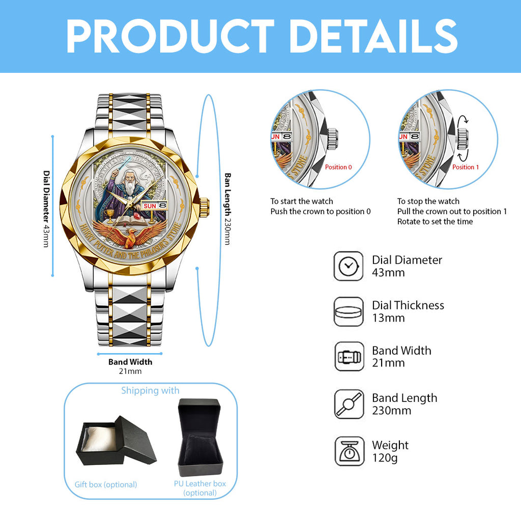 Harry Potter Alloy Luxury Quartz Watch – NGHIAVT6122