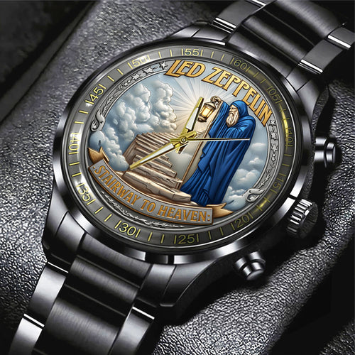 Led Zeppelin Black Stainless Steel Watch – NGHIAVT6150