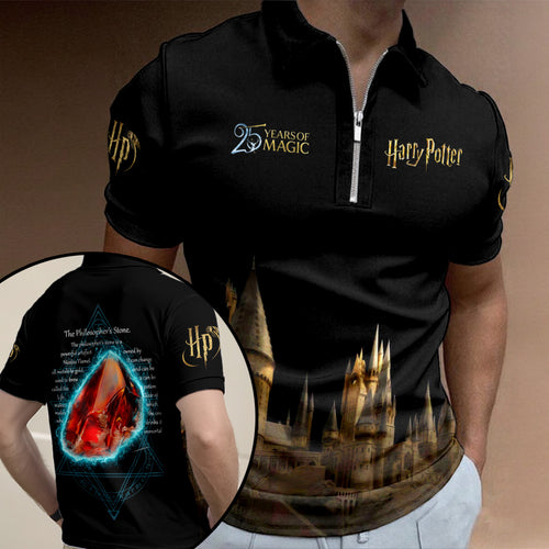 Harry Potter Zip Polo Shirt – NGHIAVT6178