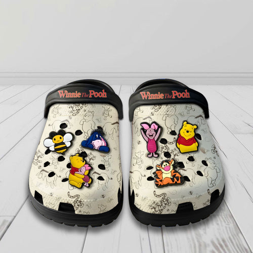 Winnie-the-Pooh 100th Anniversary Custom Clogs – NGHIAVT9204