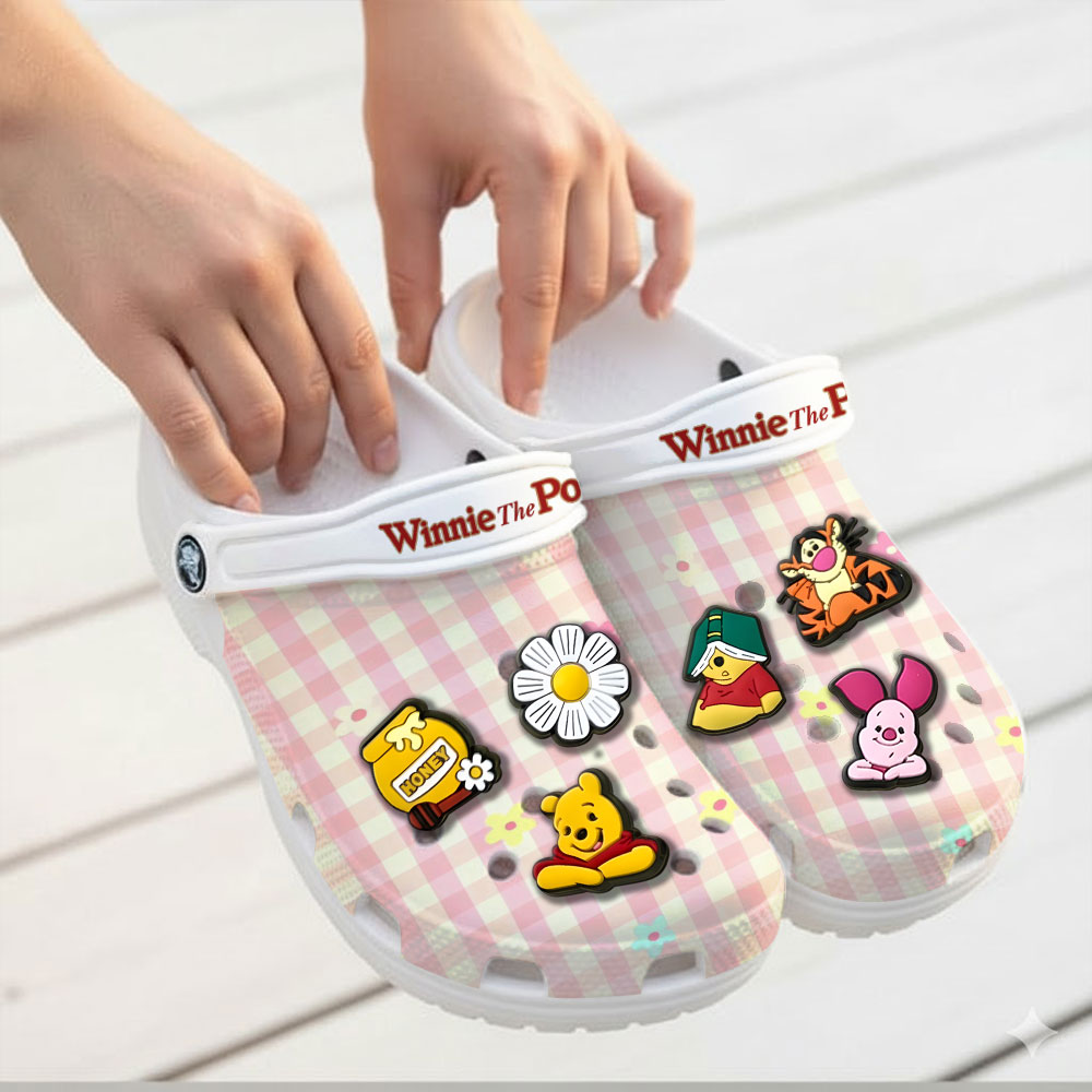 Winnie-the-Pooh 100th Anniversary Custom Clogs – NGHIAVT9207