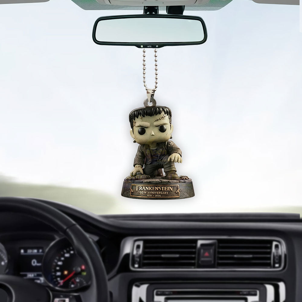 Frankenstein 95th Anniversary Custom shape 2-sided Acrylic Car Ornament – NGHIAVT9456