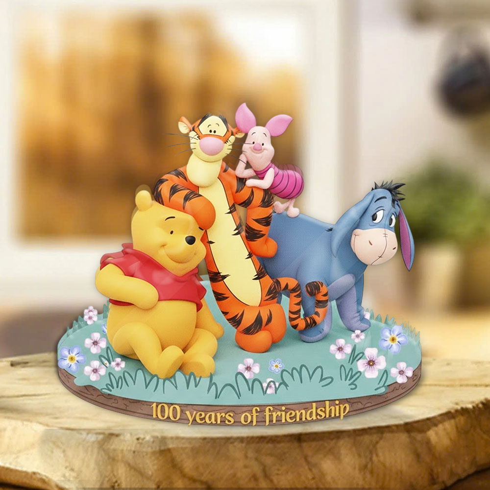 Winnie-the-Pooh 100th Anniversary Custom Shape Acrylic Plaque – NGHIAVT9466