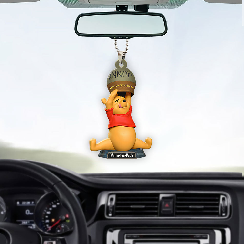 Winnie-the-Pooh 100th Anniversary Custom shape 2-sided Acrylic Car Ornament – NGHIAVT9608