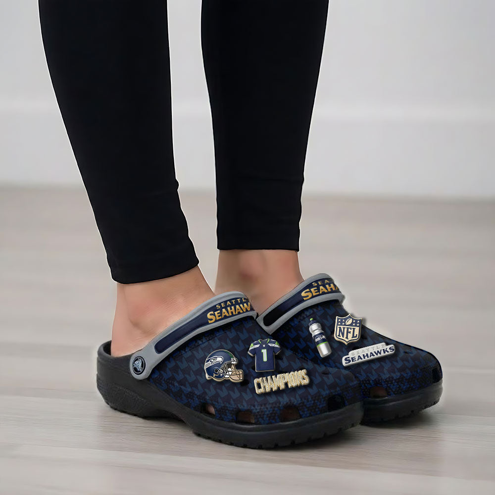 Seattle Seahawks Custom Clogs – NGHIAVT9645