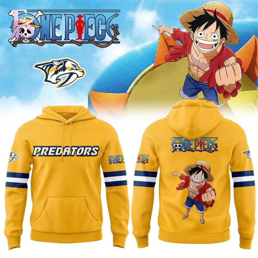 Nashville Predators ONE PIECE Night 2026 Hoodie