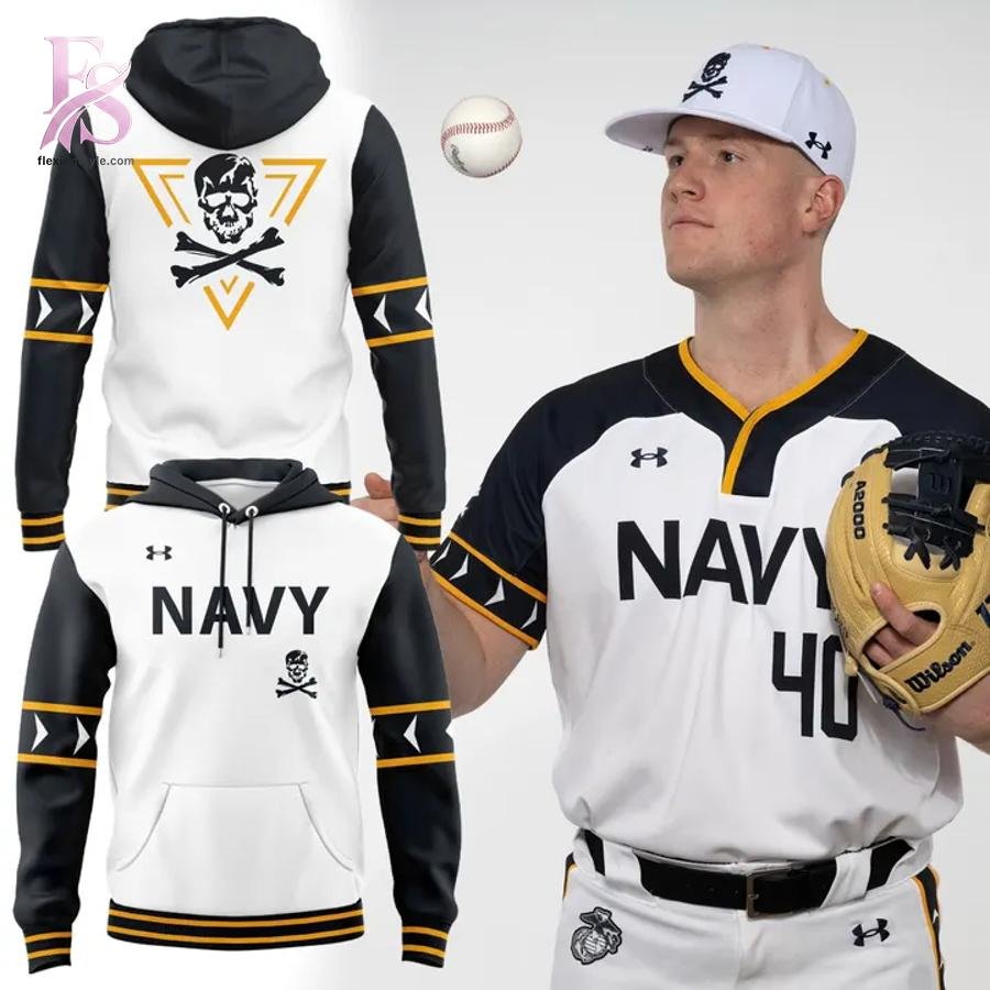 Navy Midshipmen Jolly Rogers Fear the Bones Shirt
