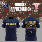 Nevada Nevada Wolf Pack Nurses Appreciation Shirt