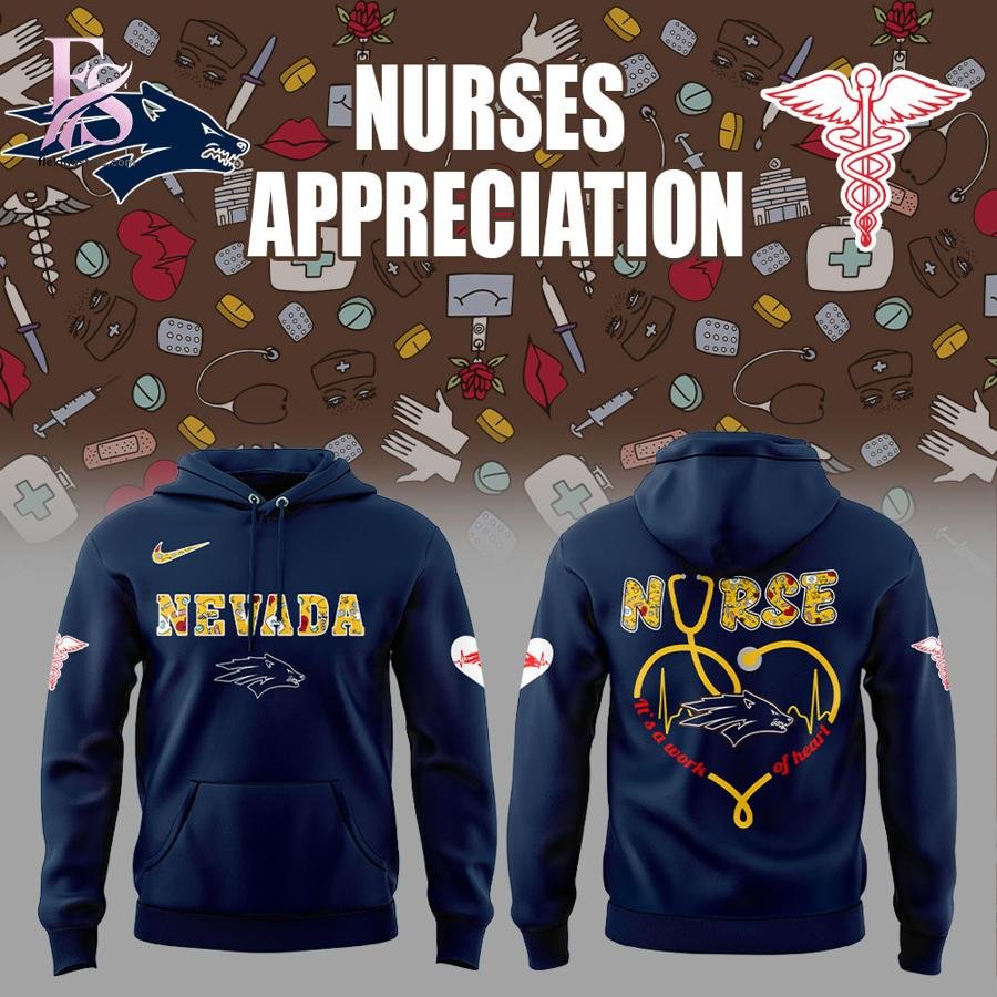 Nevada Nevada Wolf Pack Nurses Appreciation Shirt