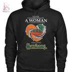 Never underestimate a woman who understands football and loves Miami Hurricanes Shirt