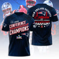 New England Patriots 2025 AFC Champions 3D Apparel – TANTN20620