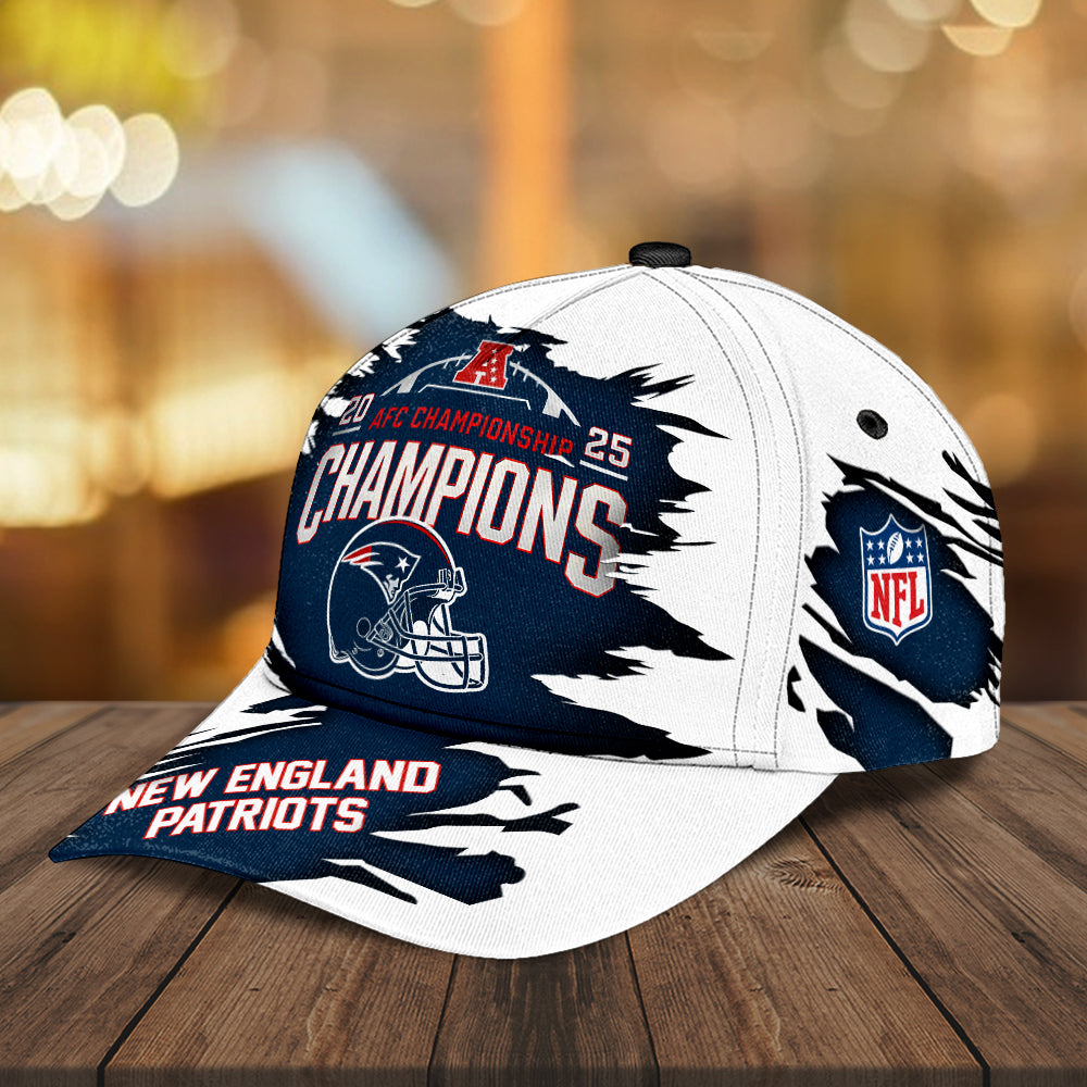 New England Patriots 2025 AFC Champions Classic Cap – MAITM14623